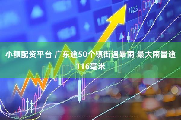 小额配资平台 广东逾50个镇街遇暴雨 最大雨量逾116毫米
